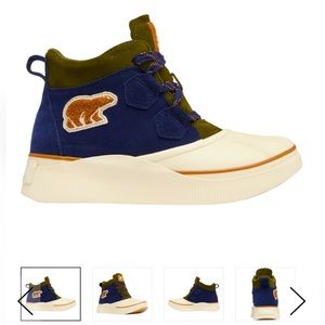 Sorel Women's Blue and Cream Sneakers